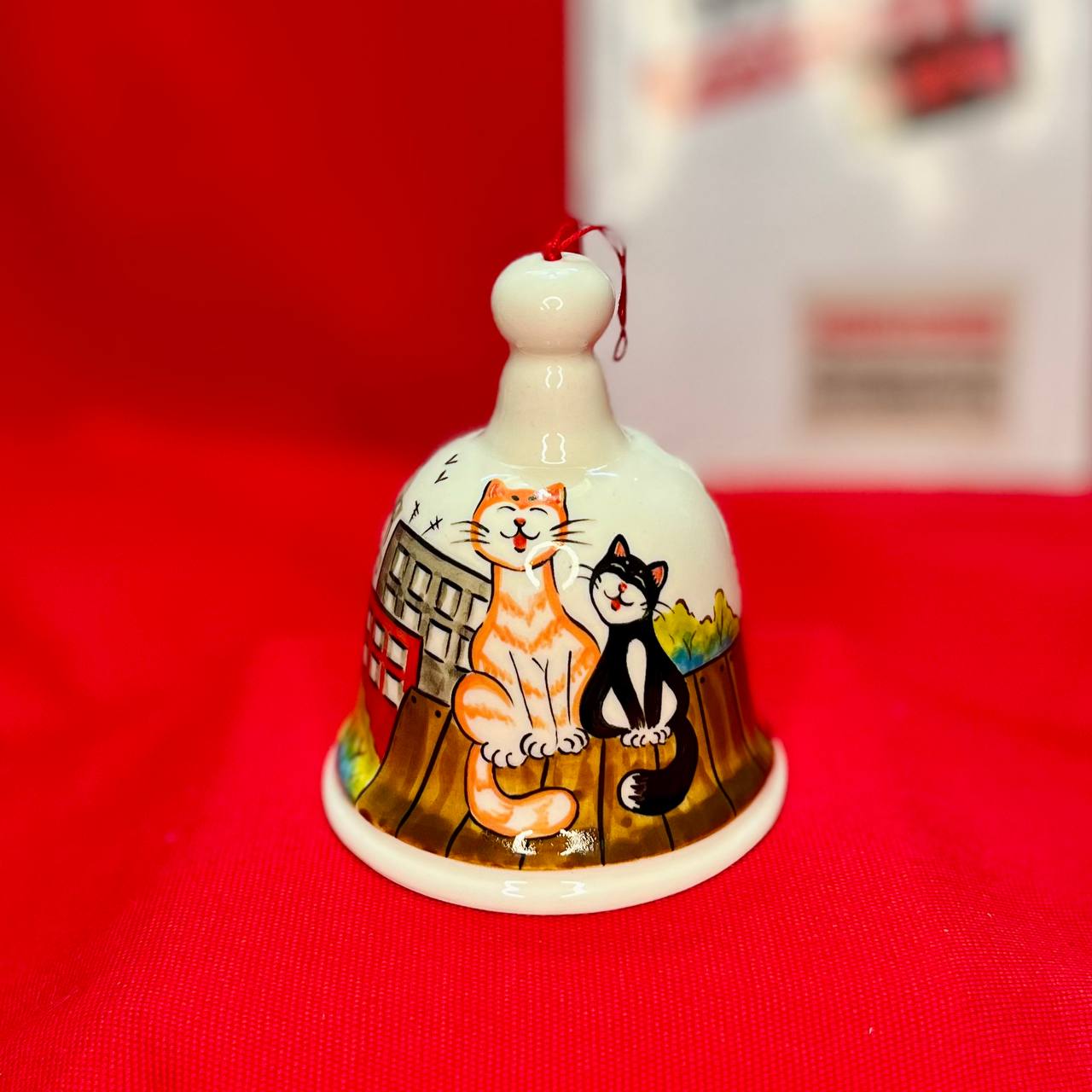 картинка Колокольчик большой ИВАНОВО. Роспись. Фарфор. от магазина Фабрика игрушек МОЯ ЗАБАВА